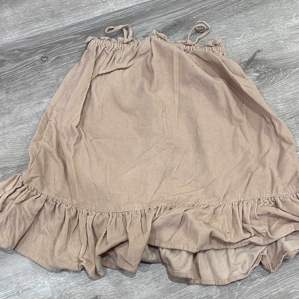 Zara toddler girl khaki dress